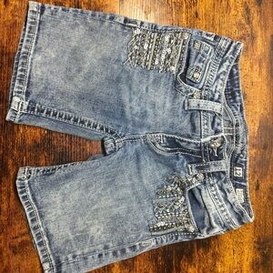 2 pairs sz 12 youth Miss Me shorts